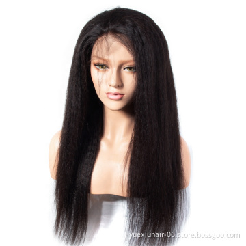 Wholesale Human Hair Wig Vendor Malaysian Silky Straight Wave Lace Front Wigs For Women